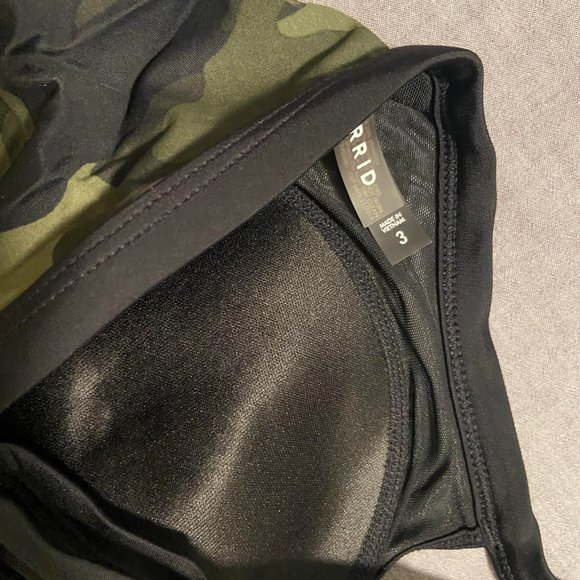 Torrid NWT Camo Lattice bikini Top 3 & High waisted bottoms 4 - set - Picture 10 of 12